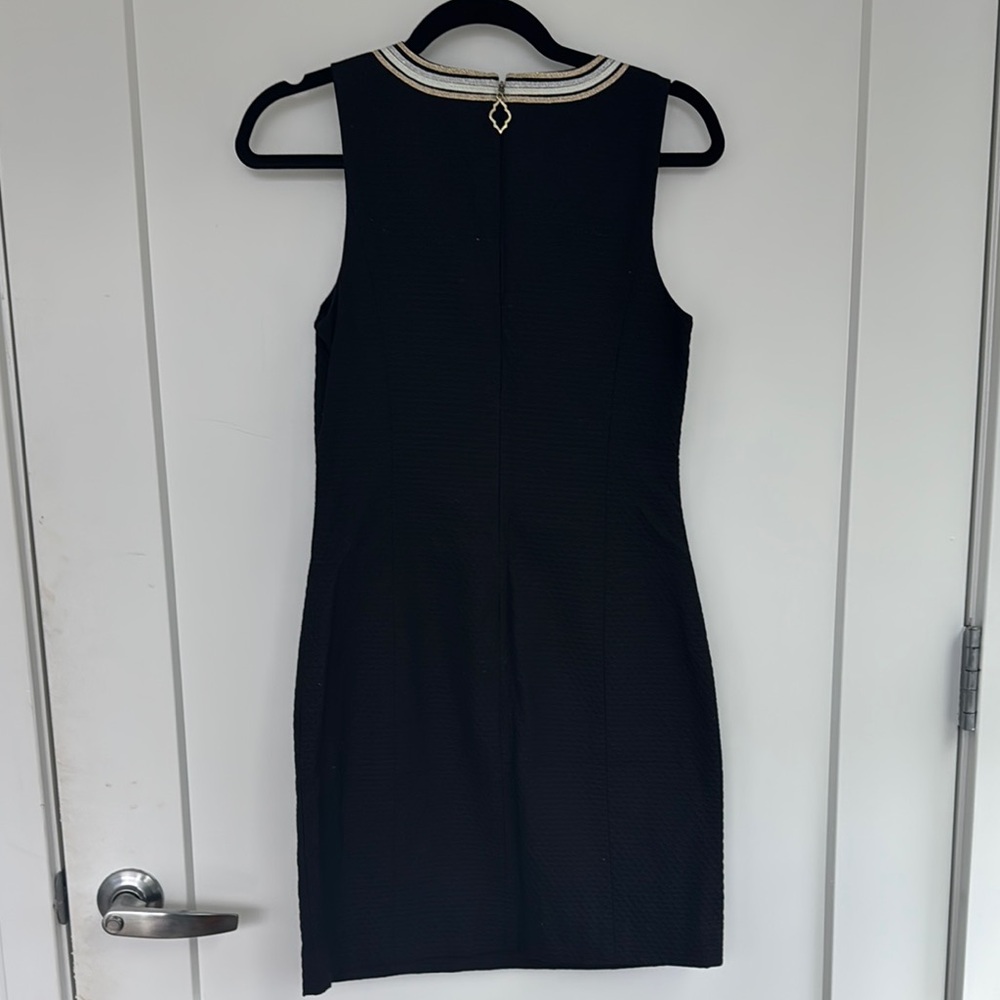 Lilly Pulitzer Black Shift with Gold Accents - Picture 4 of 4